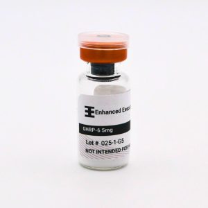 GHRP-6 5mg via on white background