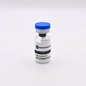 GLP-1 Sema 5mg vial on white background