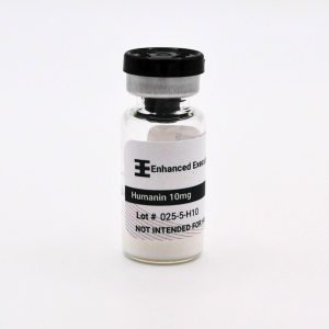 Humanin 10mg via on white background