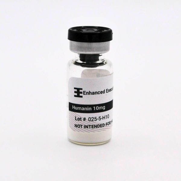 Humanin 10mg via on white background