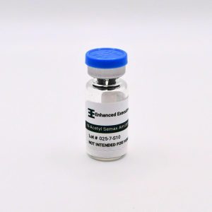 N-Acetyl-Semax Amidate 10mg vial on white background