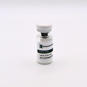 Semax 5mg vial on white background