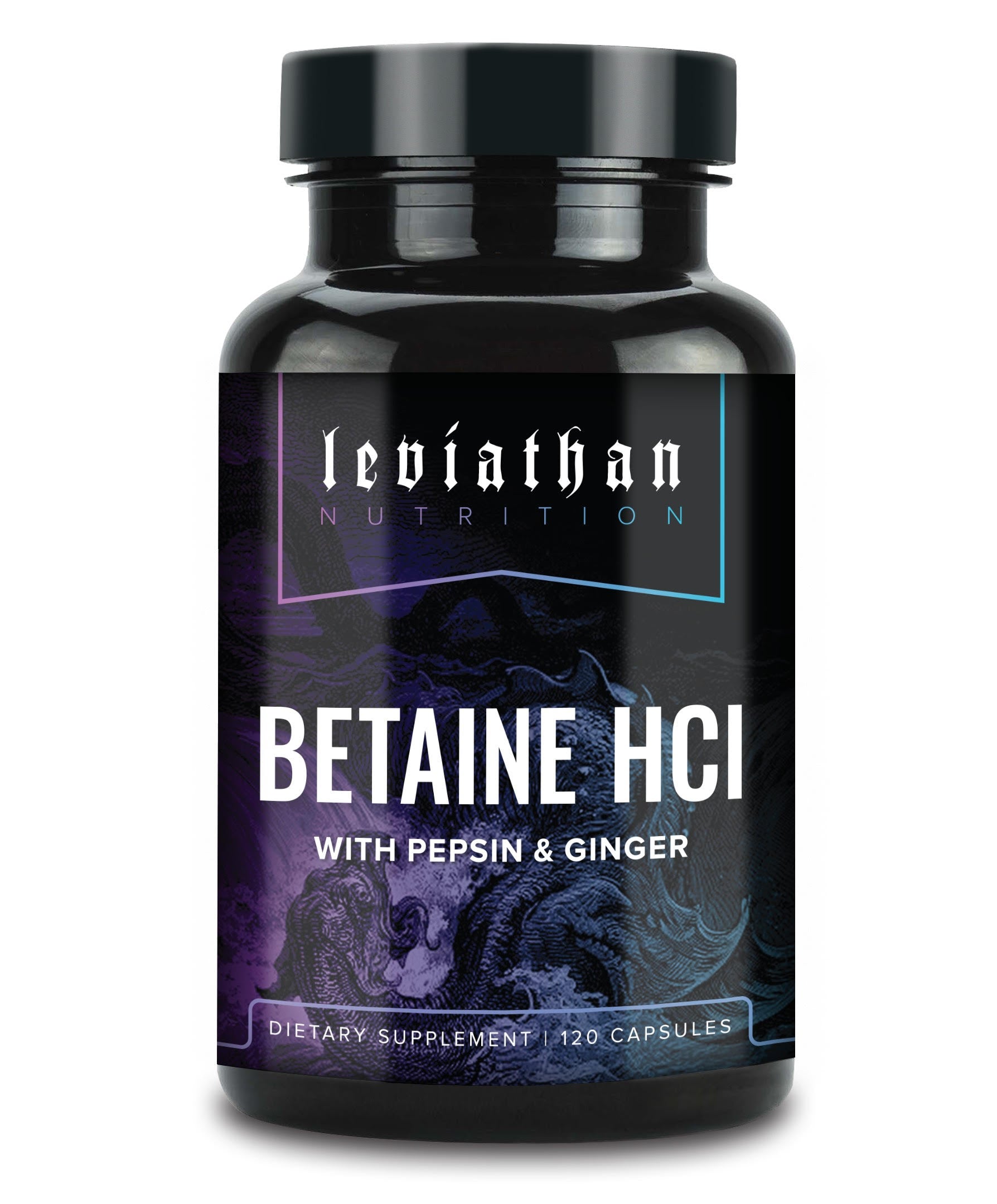 Leviathan Betaine HCl with Pepsin and Ginger